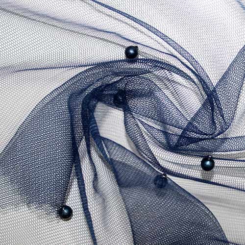 Pearl tulle - Navy