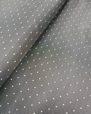 Suit Lining - Dots Silver Grey