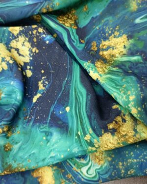 Printed Supersoft - Marble Green