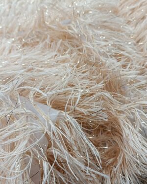 Feather Brocade - Peach