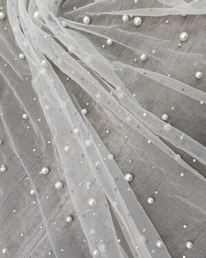 Tulle Pearlstone - White