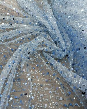 BEADED SEQUINS BABY BLUE