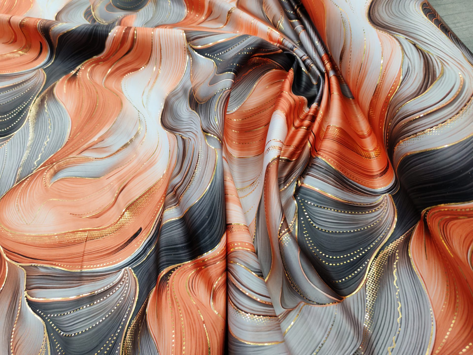 Foil Duchess Coral Gold