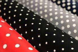 Polka Dot Print Fabric