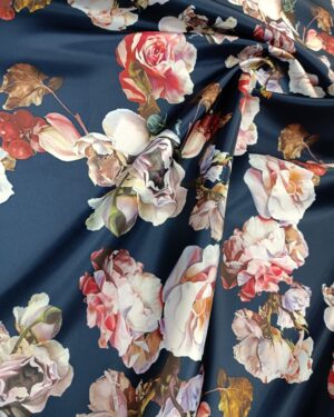 Printed Duchess Bloeme Navy