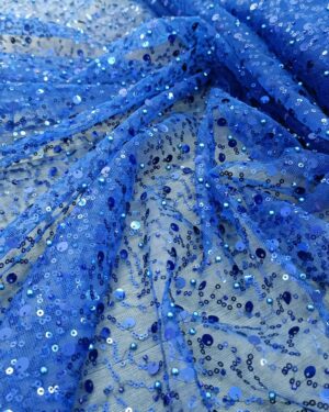 BEADED SEQUINS ROYAL