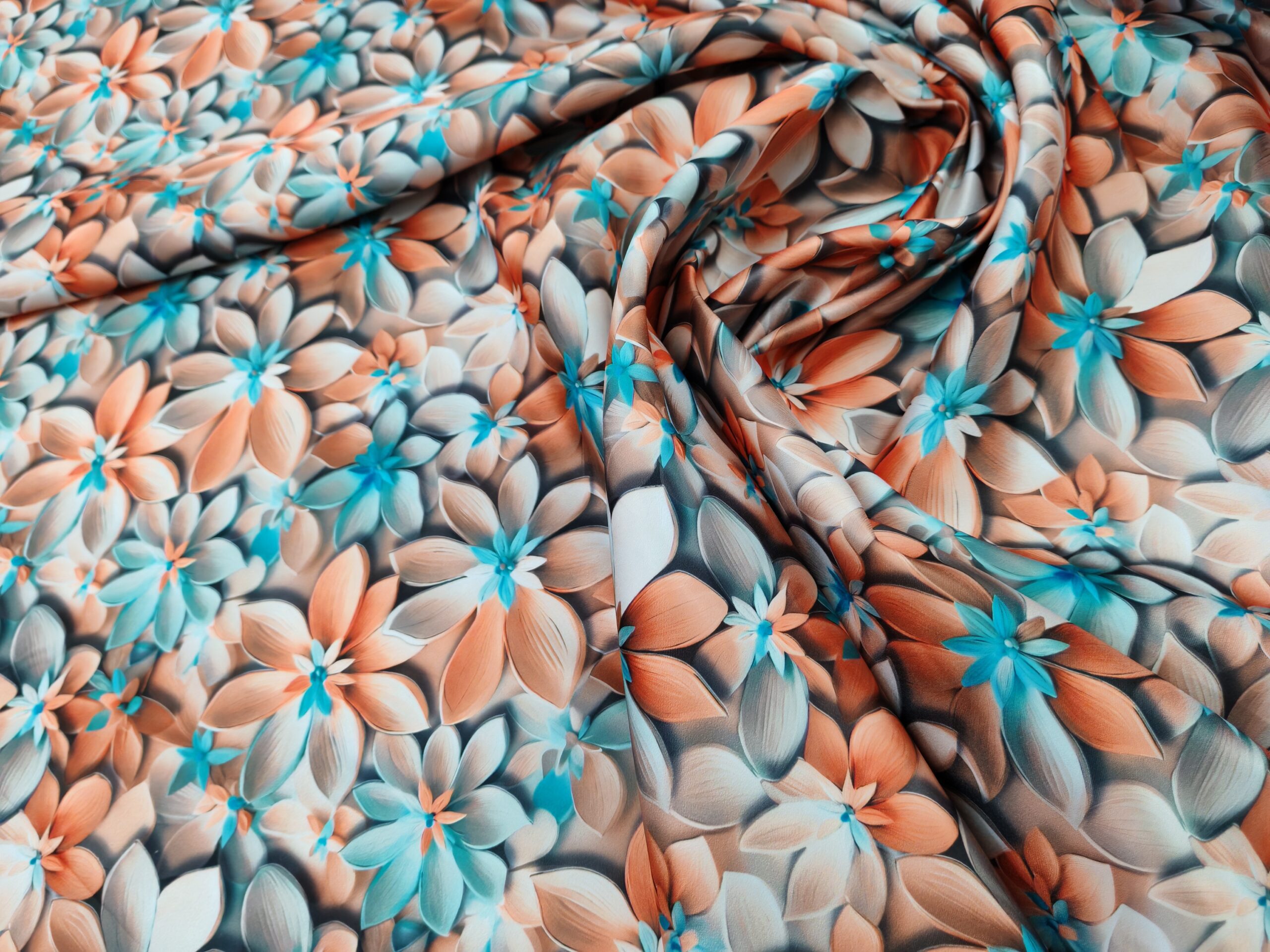 DUCHESS SATIN PRINTS FLEUR 1A