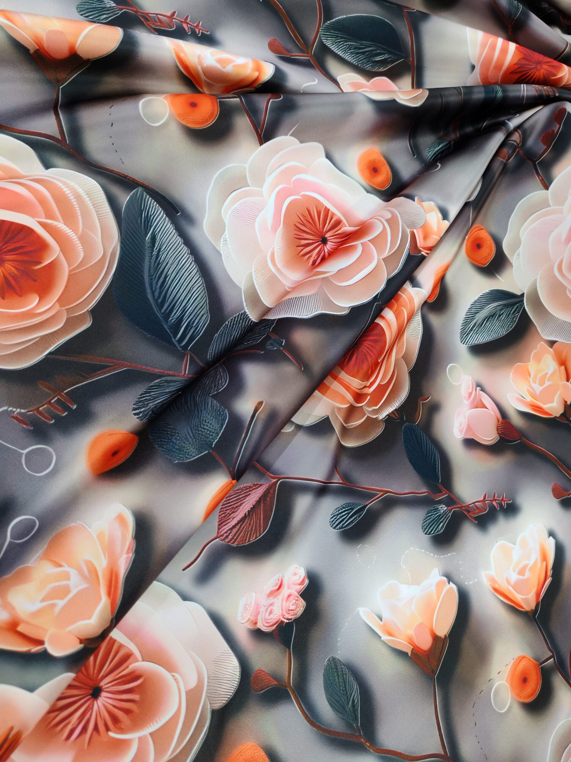 DUCHESS SATIN PRINTS FLEUR 3